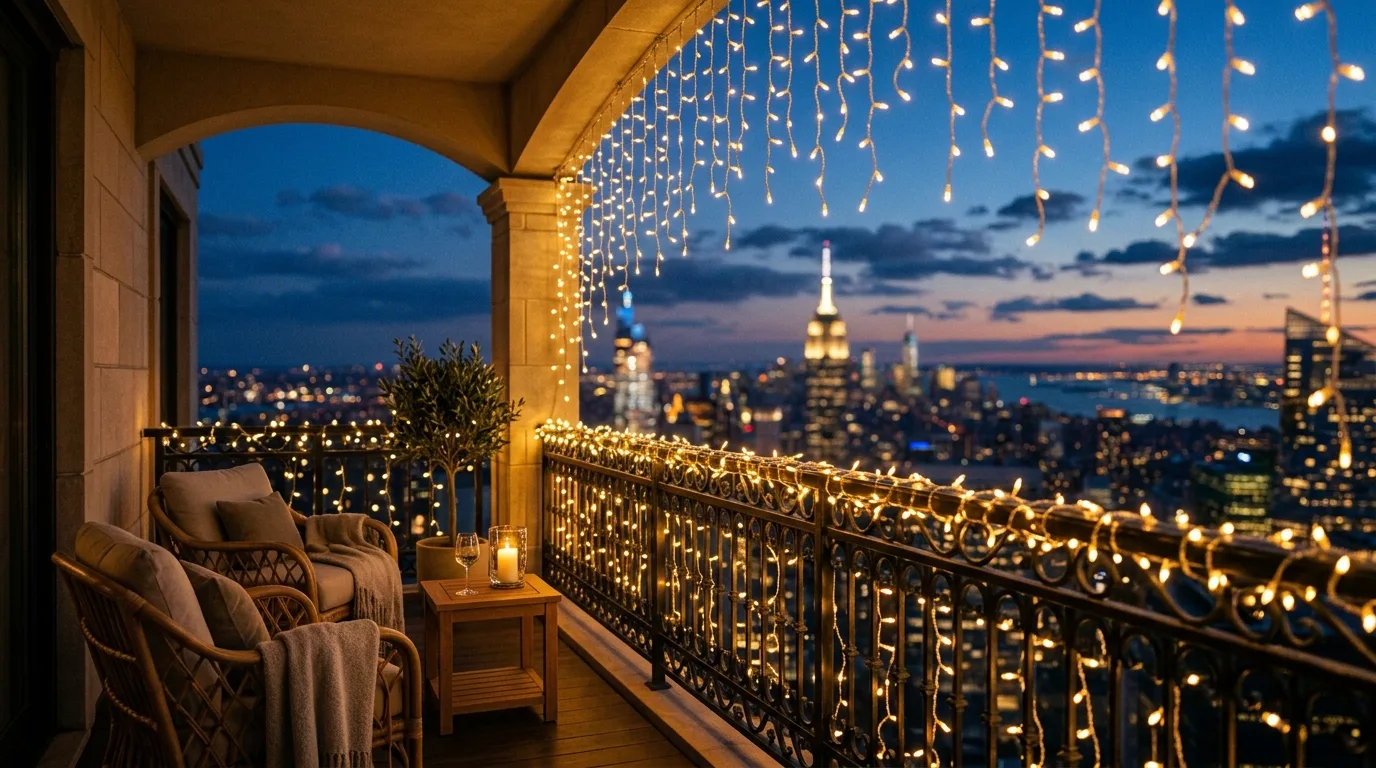 Let garlands and mantels carry light through the main rooms inspiration for a holiday lit home.